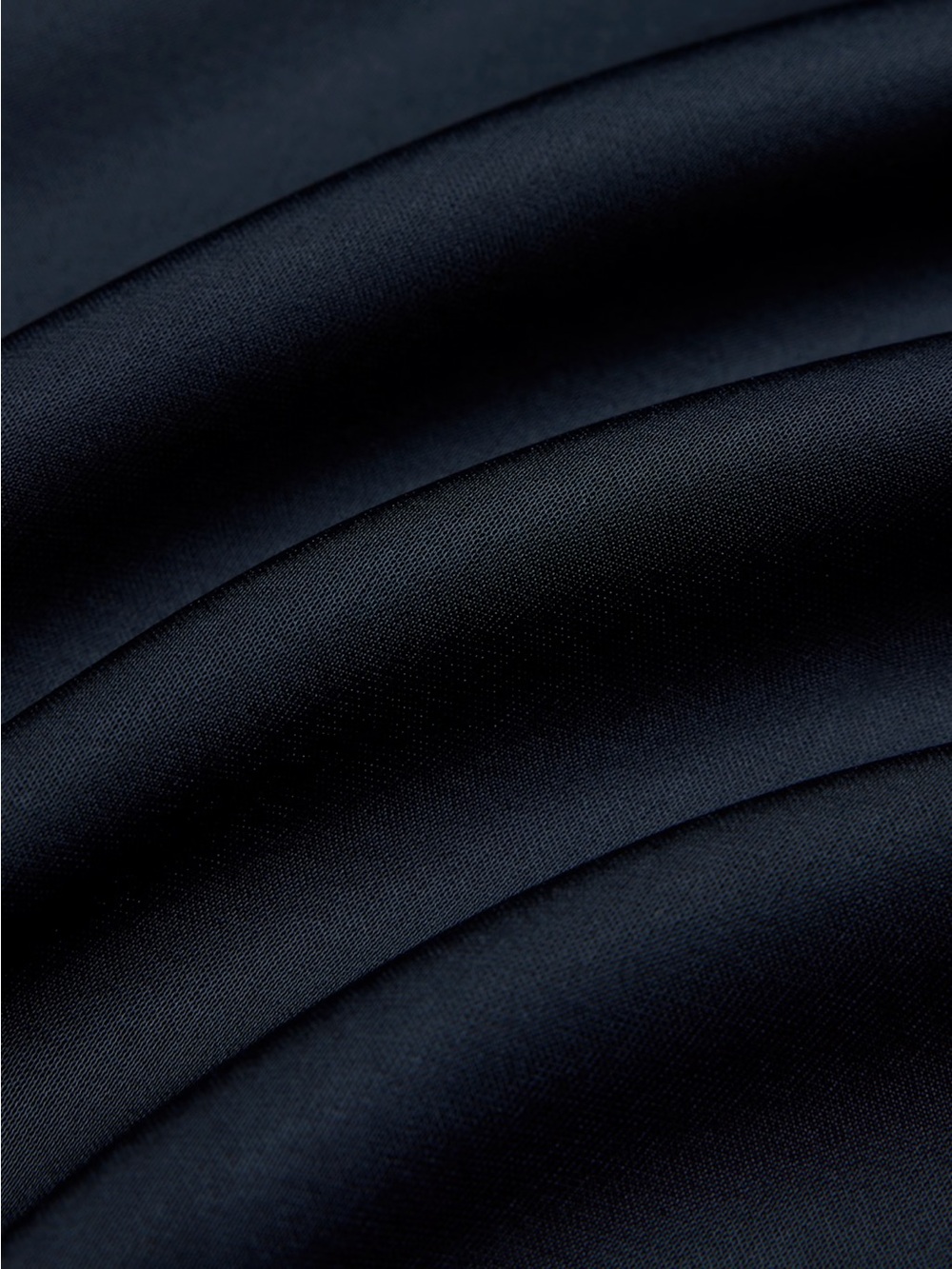 NWT Aritzia “Magnate Satin Dress” in dark night navy by Wilfred - Picture 9 of 11